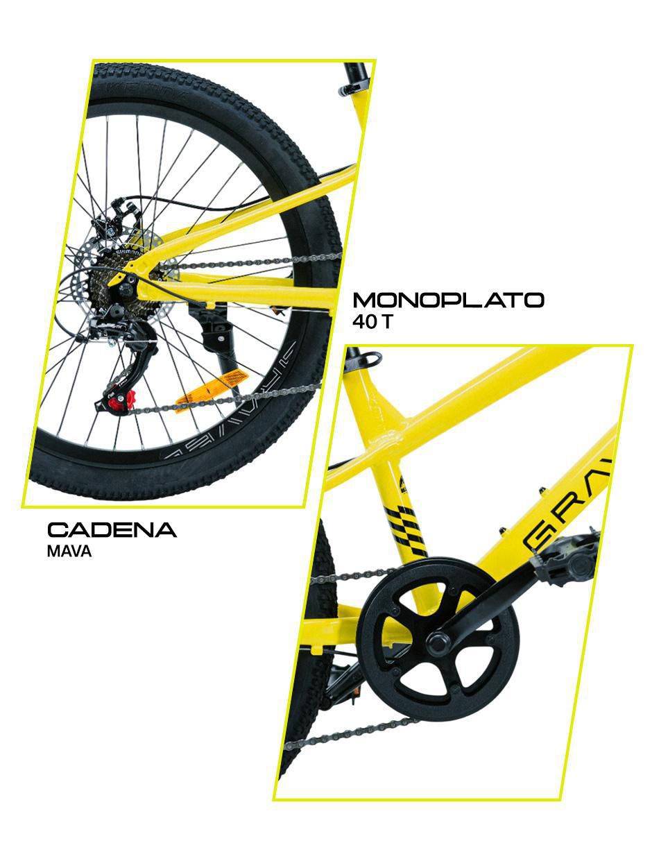 Bicicleta de montaña rodada 24 Rimo 7