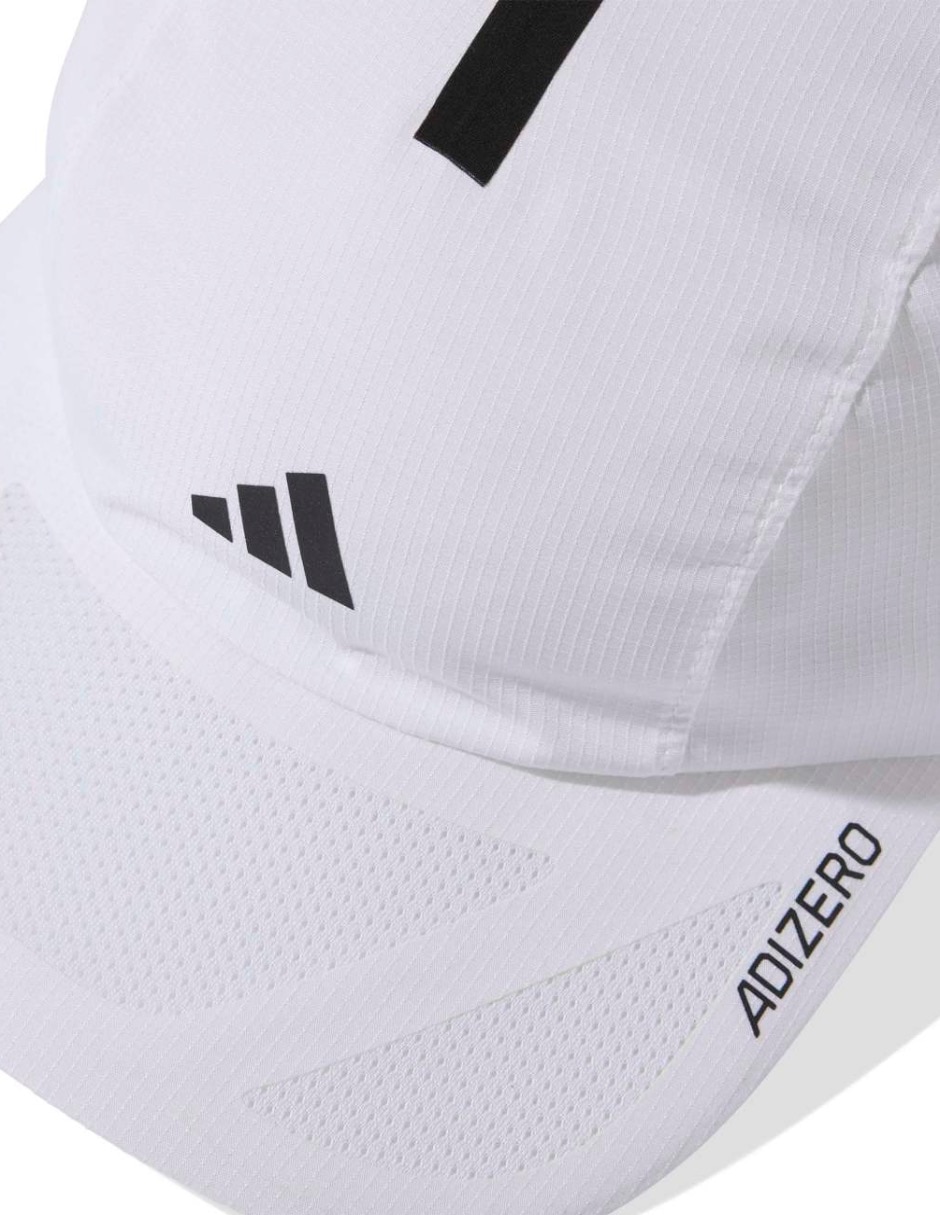 Gorra visera curva velcro para correr Adizero para adulto 3