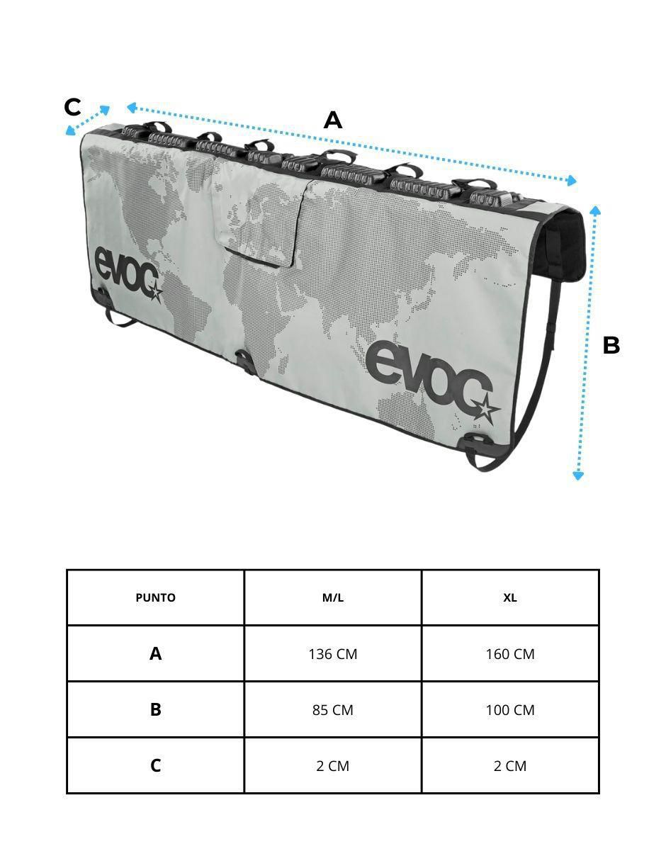 Rack porta bicicleta para camioneta Evoc Tailgate Pad Stone