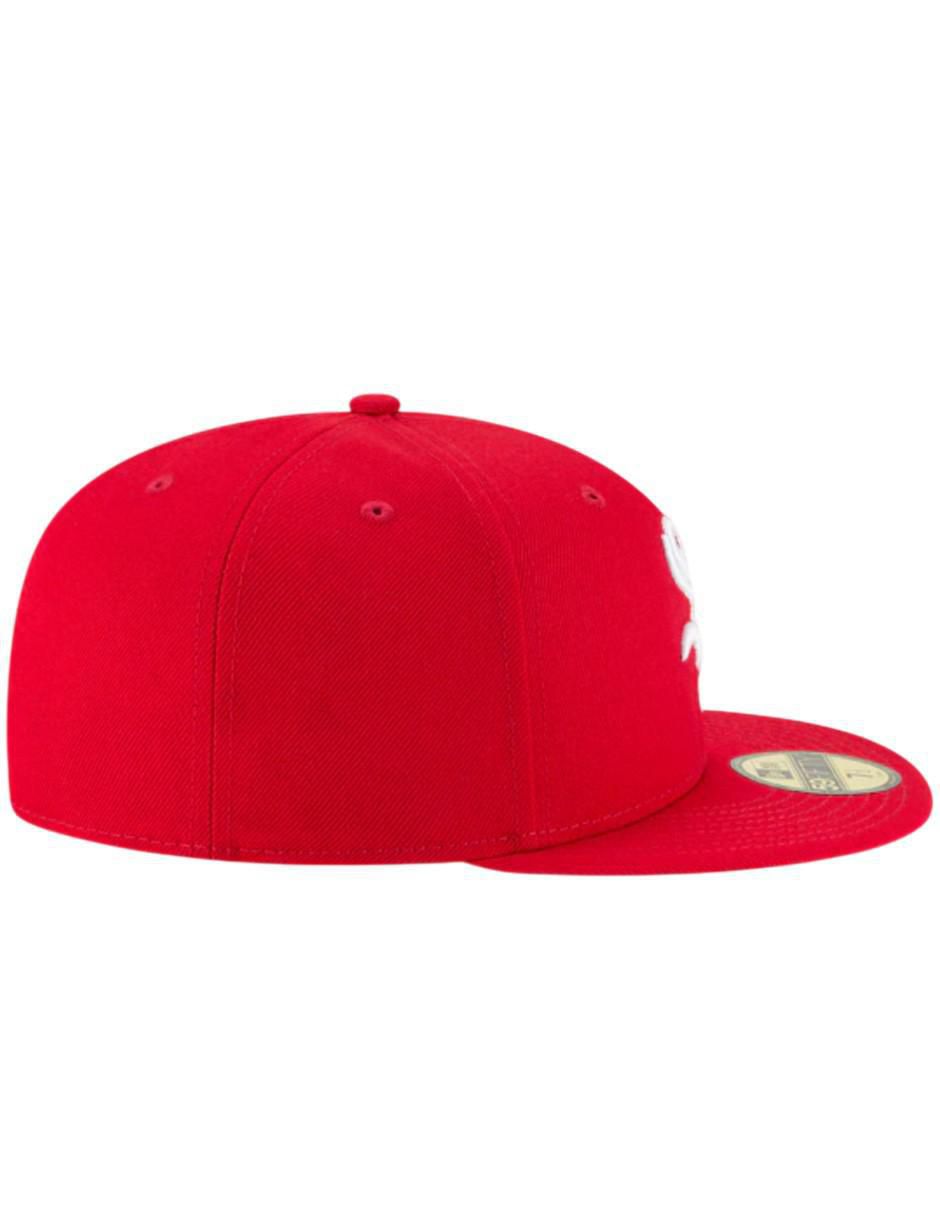 Gorra visera plana cerrada casual Chicago White Sox para hombre 3