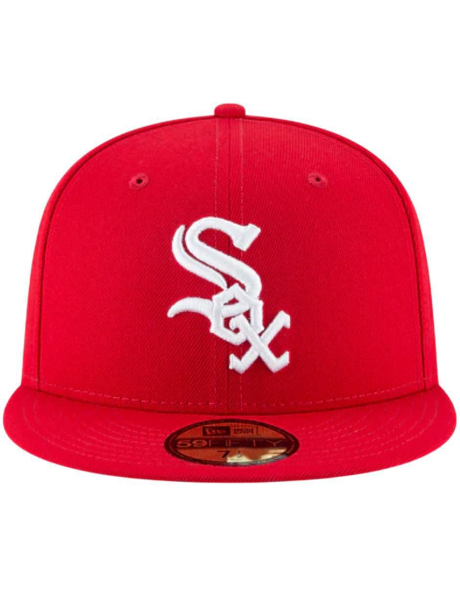 Gorra visera plana cerrada casual Chicago White Sox para hombre 2