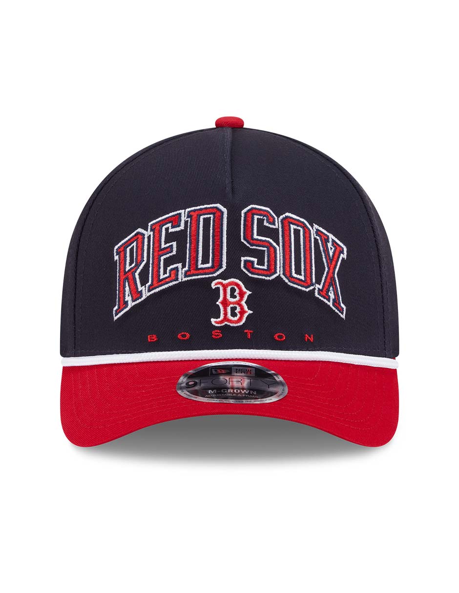 Gorra visera curva correa ajustable para béisbol Sport Night Boston Red Sox para adulto 5
