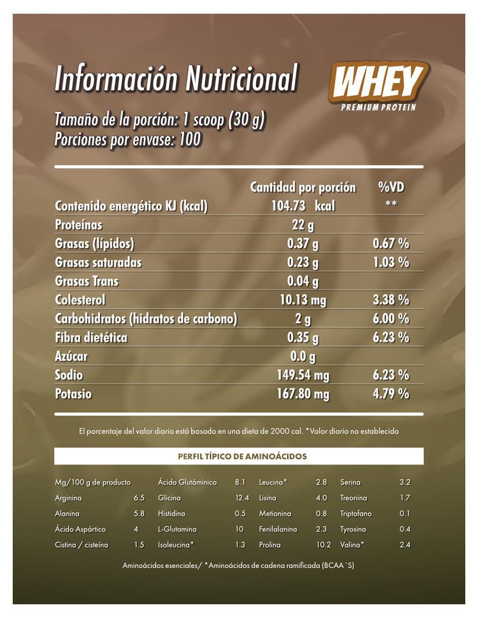 Proteína whey madness suplemento deportivo premium con proteína sabor plátano de 3 kg 2