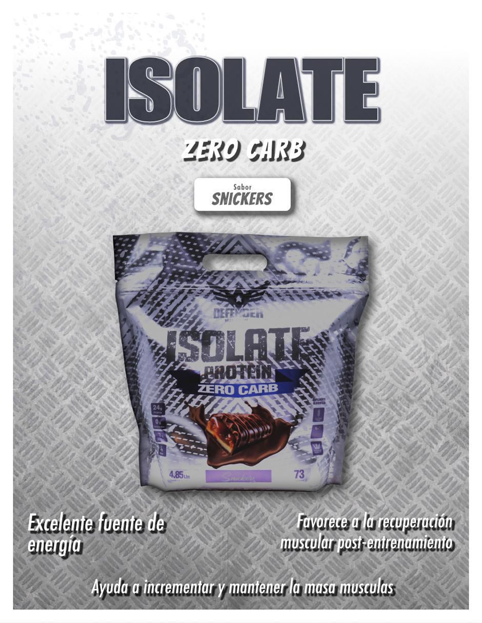 Proteína isolate defender suplemento levanta músculo con proteína sabor chocolate de 2.2 kg 3
