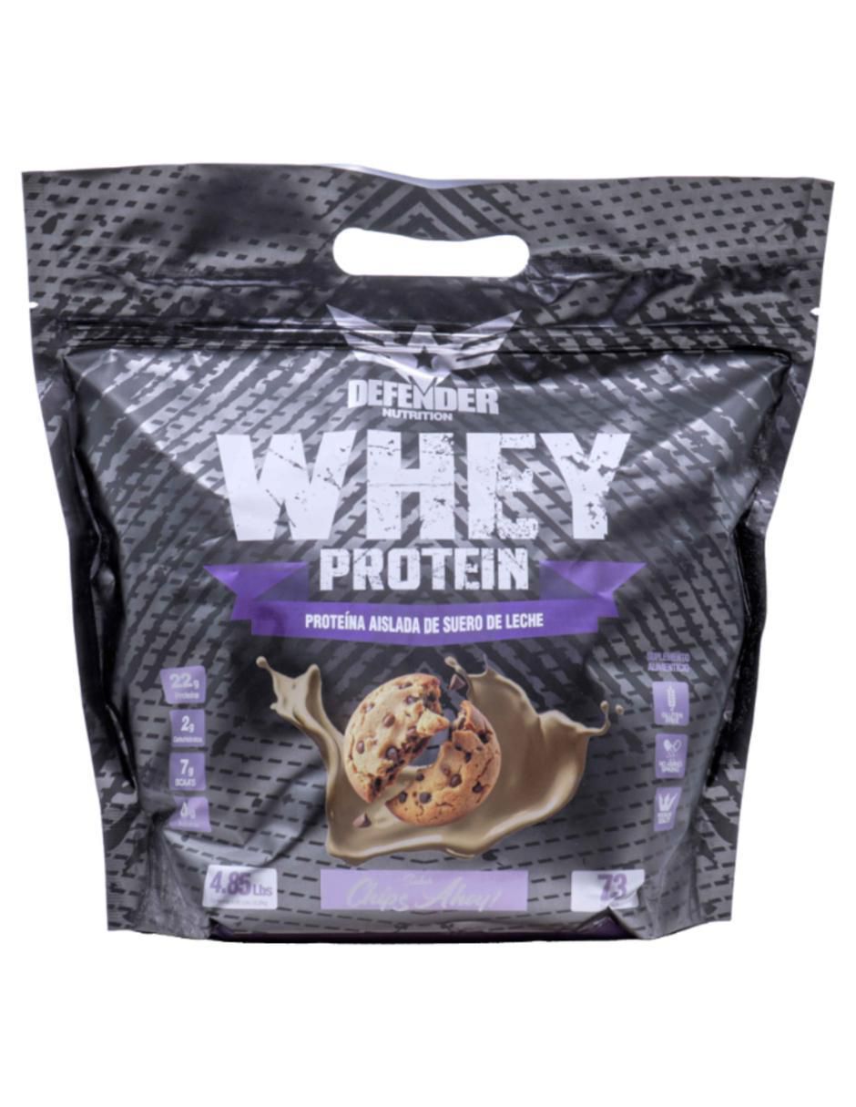 Costal proteína whey defender aislada suplemento con proteína sabor galleta de 2.2 kg