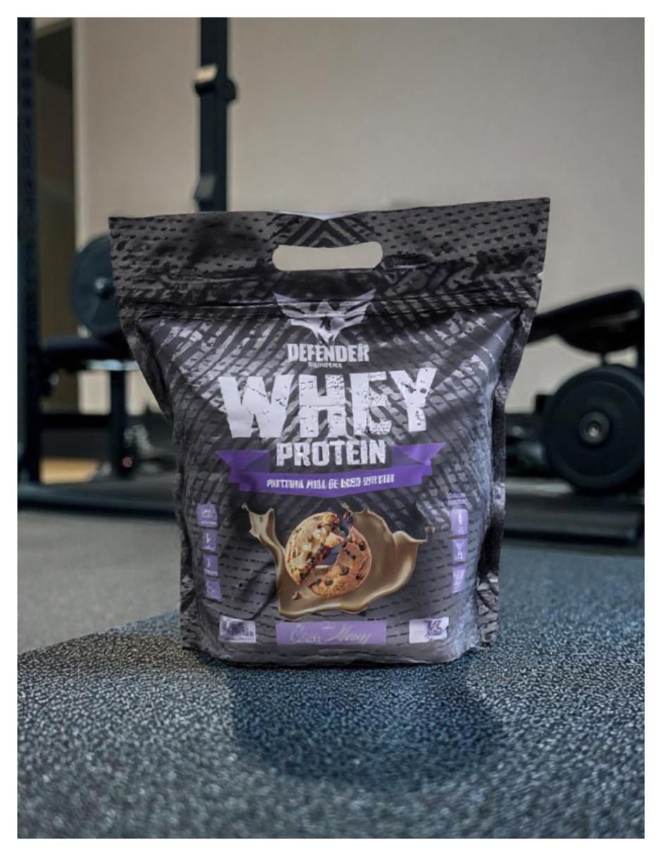Costal proteína whey defender aislada suplemento con proteína sabor galleta de 2.2 kg 4