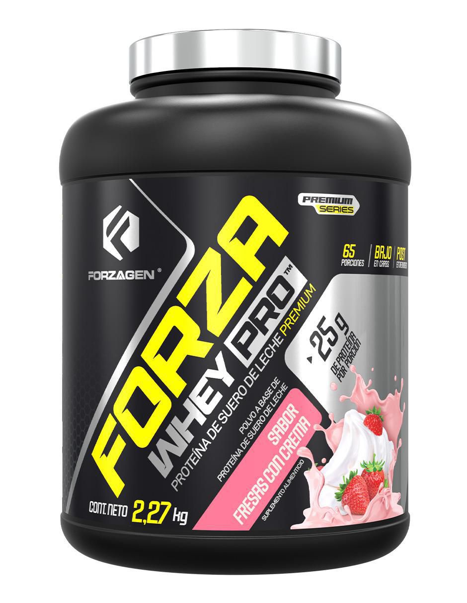 Proteína forzawhey 65 servicios con proteína de suero de leche aislado sabor fresas con crema de 2.2 kg Proteína forzawhey 65 servicios con proteína de suero de leche aislado sabor fresas con crema de 2.2 kg
