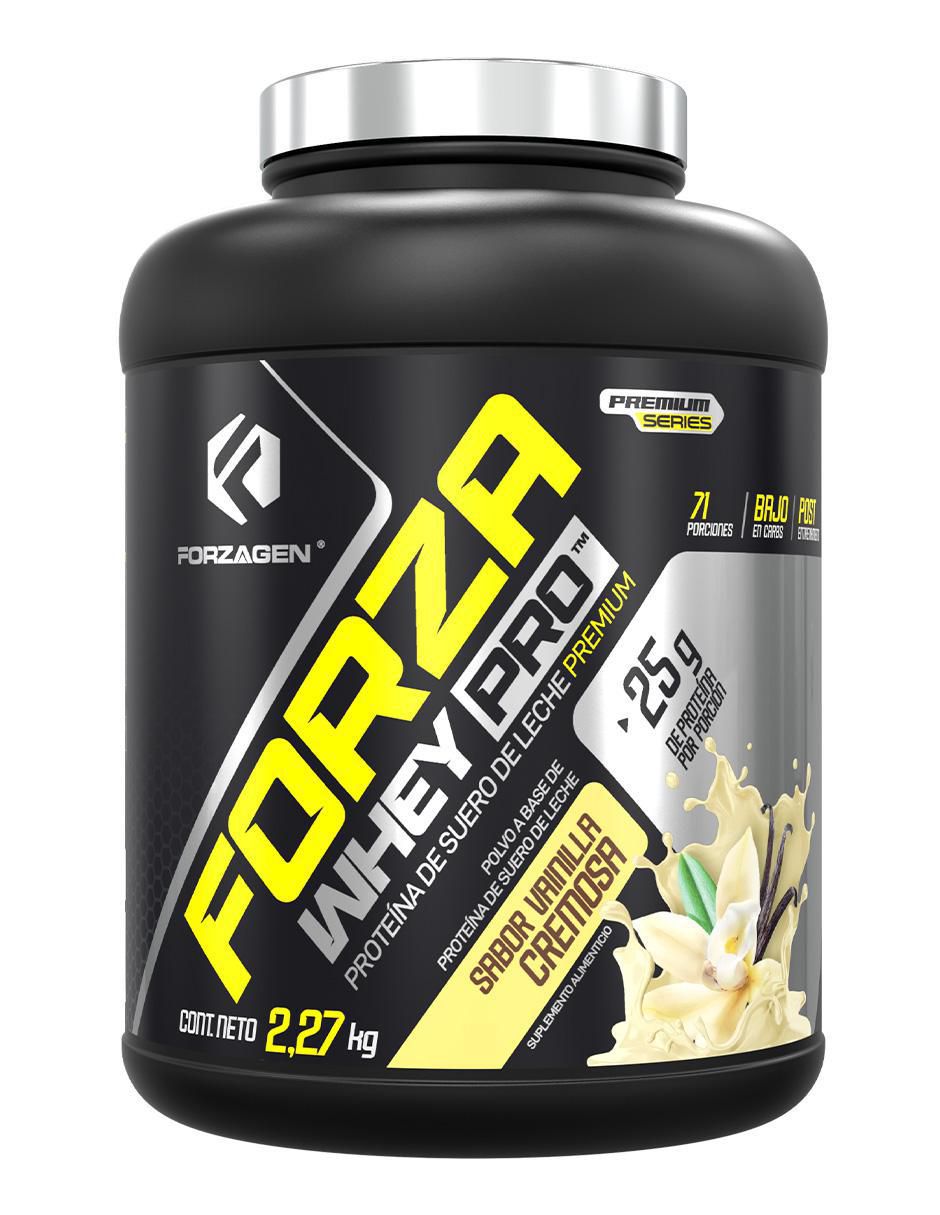 Proteína Forzawhey con proteína de suero de leche sabor vainilla de 2.2 kg