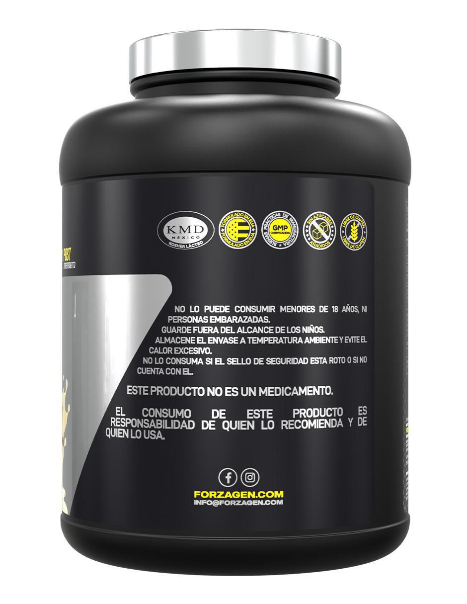 Proteína Forzawhey con proteína de suero de leche sabor vainilla de 2.2 kg 4