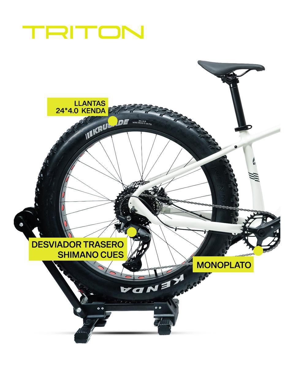 Bicicleta de montaña rodada 26 triton m unisex 9