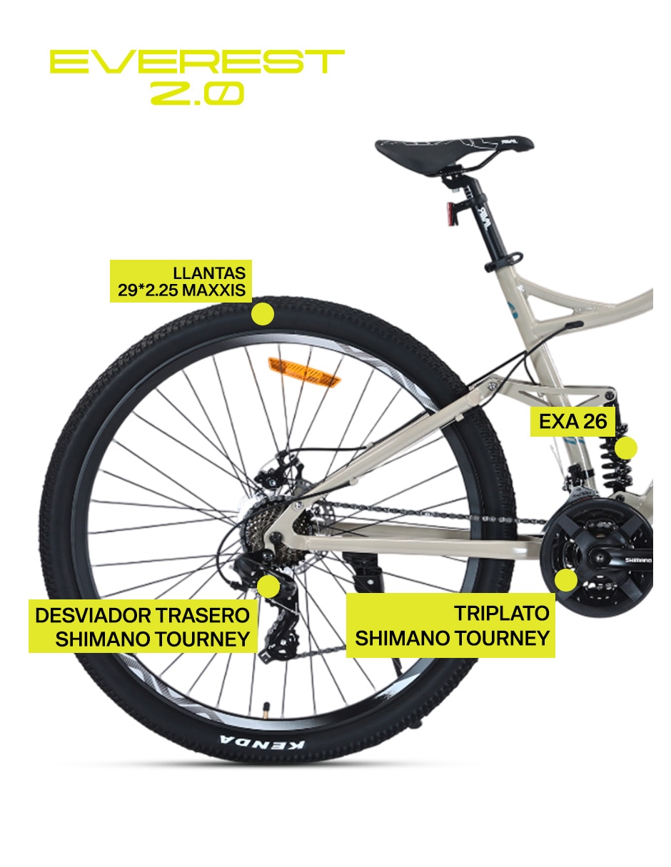Bicicleta de montaña rodada 29 Everest 8