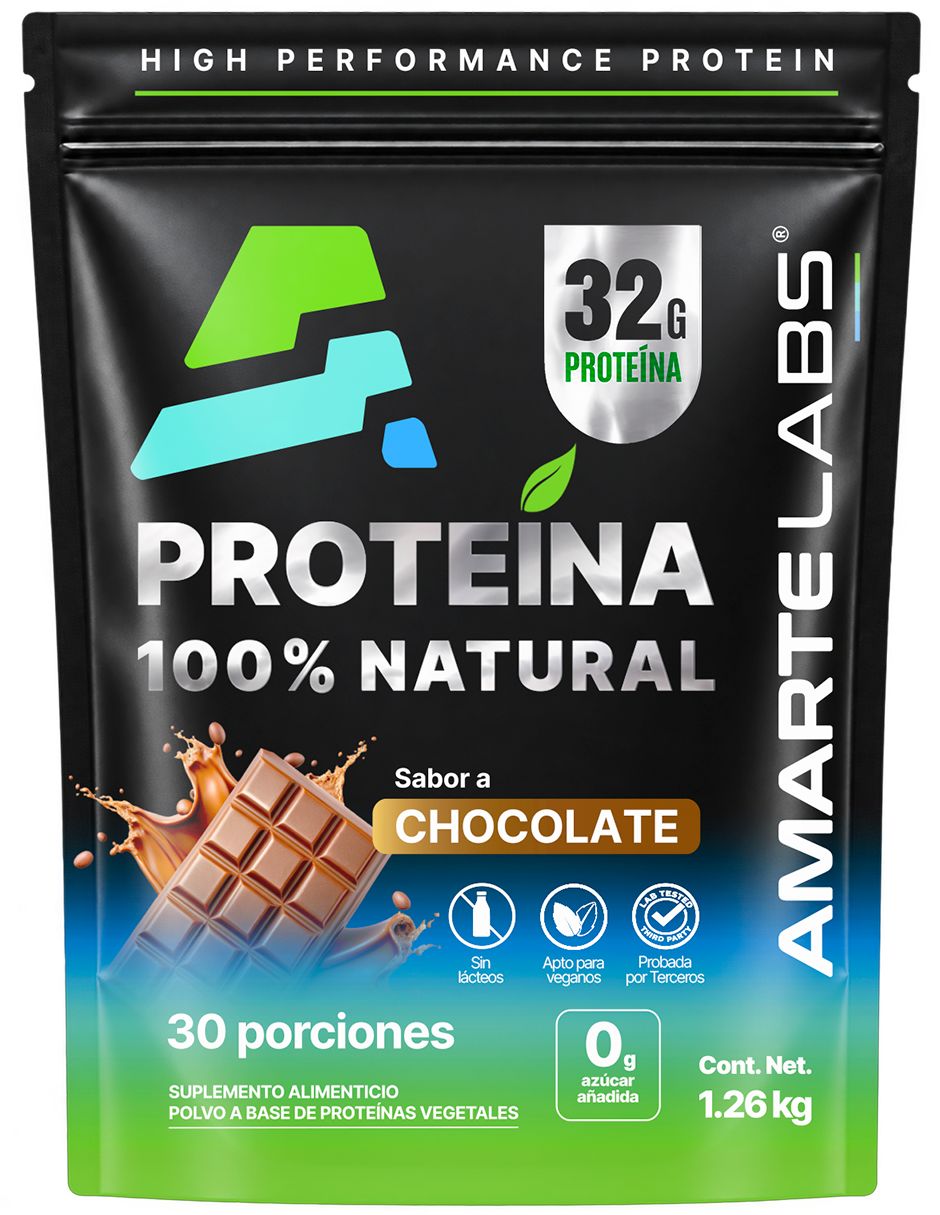 Proteína vegana sabor chocolate de 1.2 kg Proteína vegana sabor chocolate de 1.2 kg