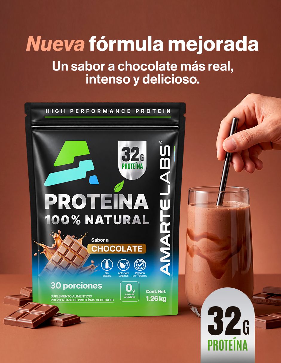 Proteína vegana sabor chocolate de 1.2 kg 5