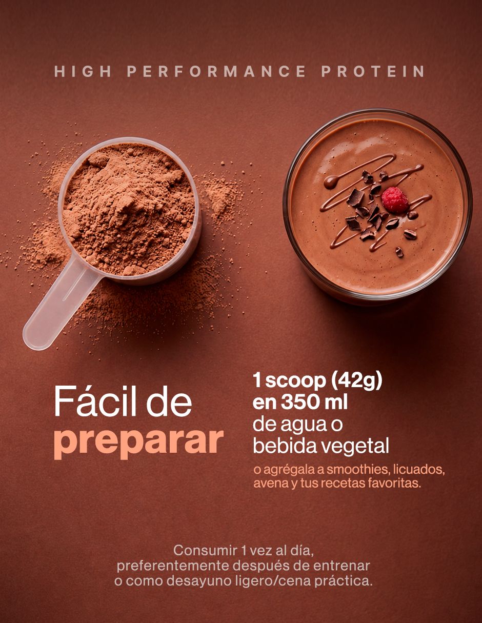 Proteína vegana sabor chocolate de 1.2 kg 6