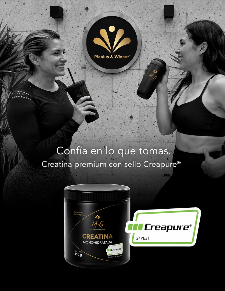 Creatina monohidratada creapure en polvo para preparar bebida de 450 g