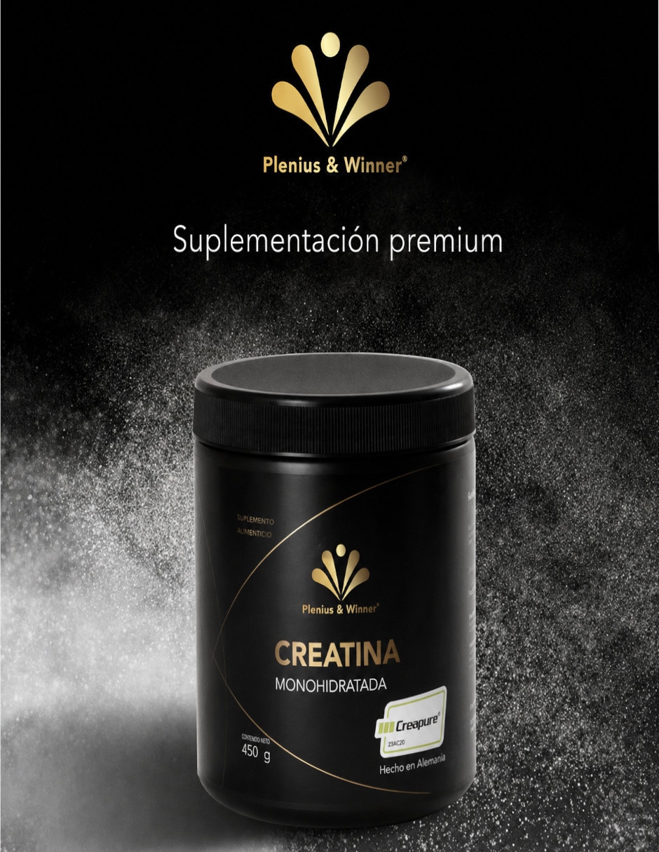Creatina monohidratada creapure en polvo para preparar bebida de 450 g