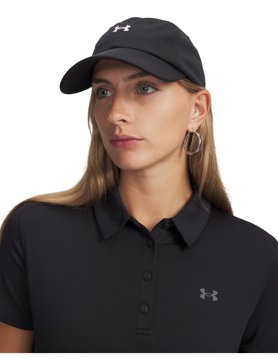 Gorra visera curva hebilla para entrenamiento W Blitzing Low Adjblk para mujer 2