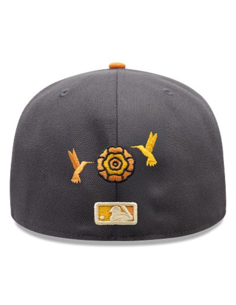 Gorra con visera plana cerrada para béisbol Dia De Muertos Los Angeles Dodgers adulto