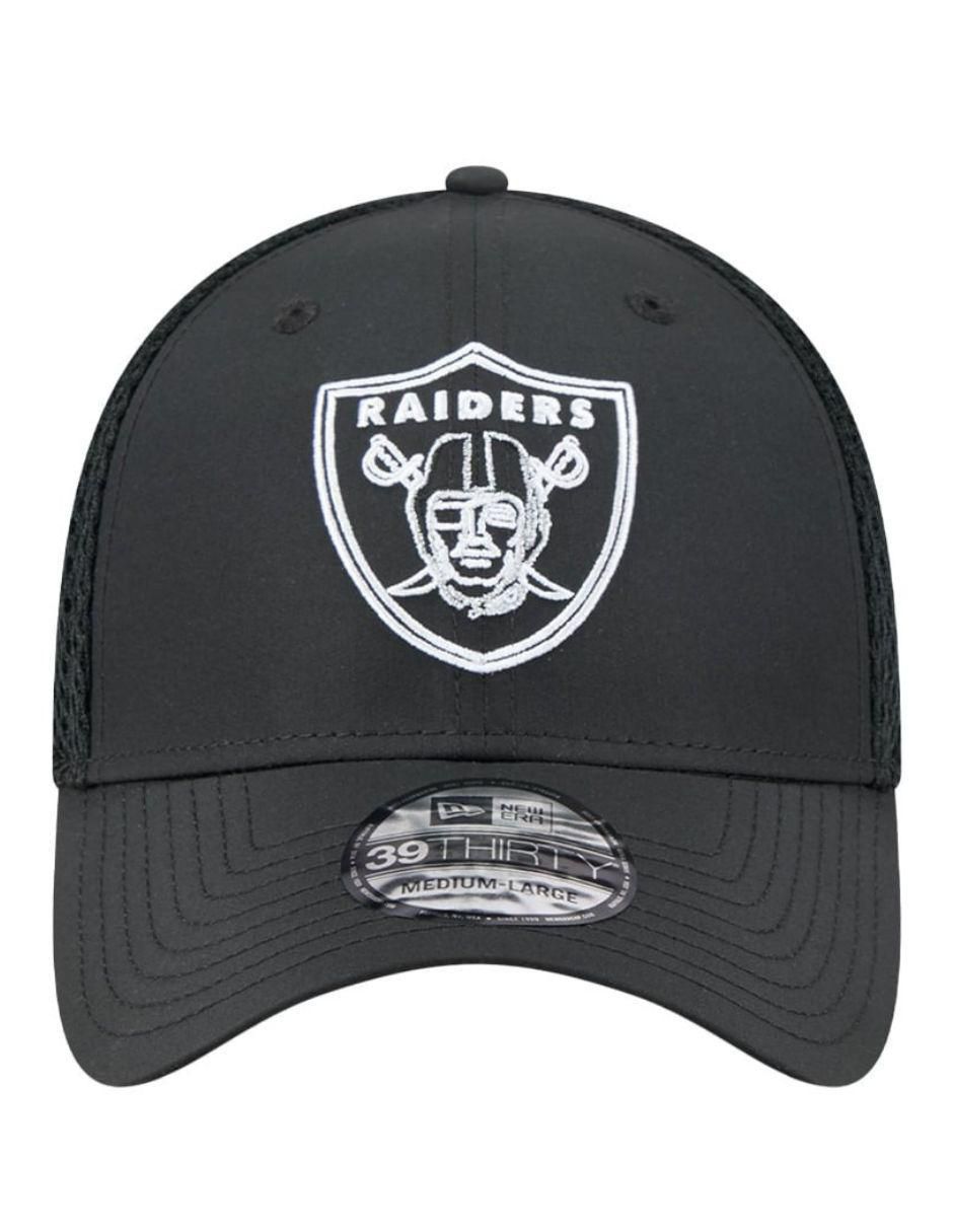 Gorra visera curva cerrada para fútbol americano 3930 Outline Raiders Las Vegas Raiders para adulto