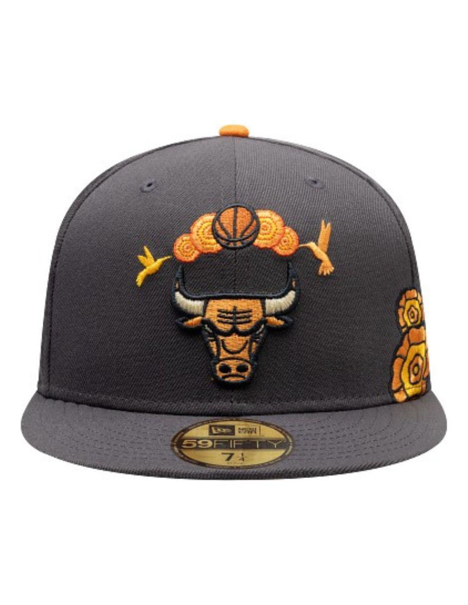 Gorra visera plana cerrada para básquetbol Day Of The Dead Chicago Bulls para adulto 5