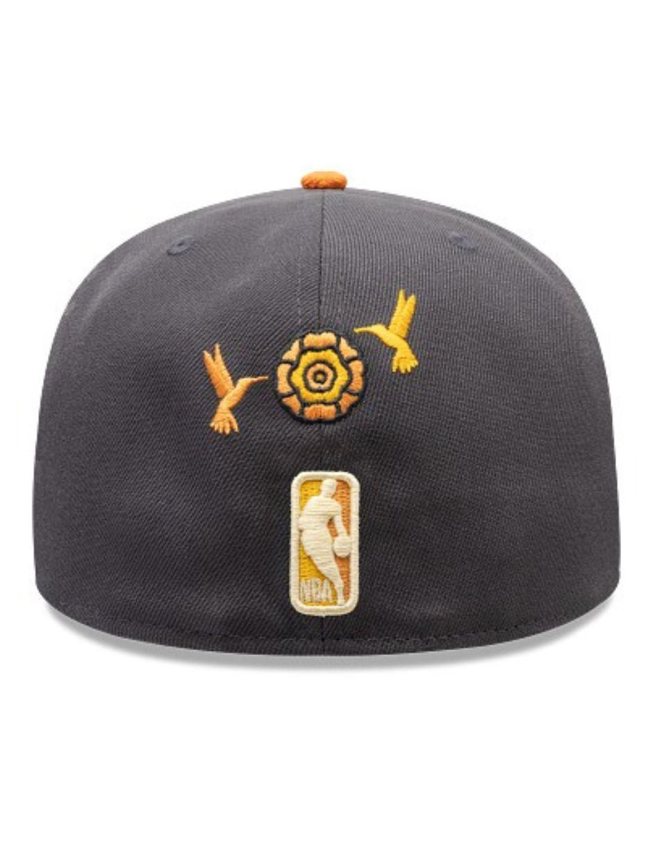 Gorra visera plana cerrada para básquetbol Day Of The Dead Chicago Bulls para adulto