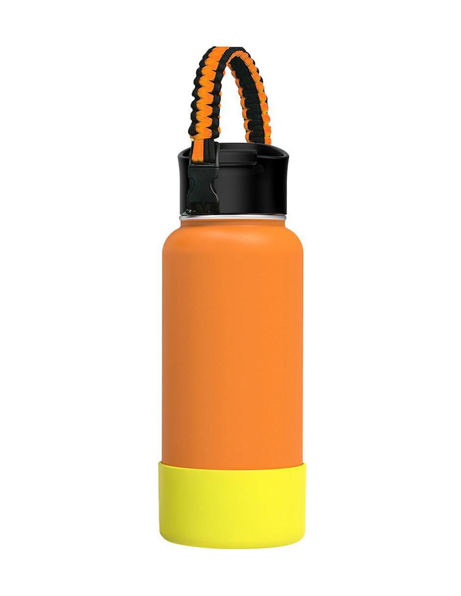 Termo de acero inoxidable con tapa rosca 1 L