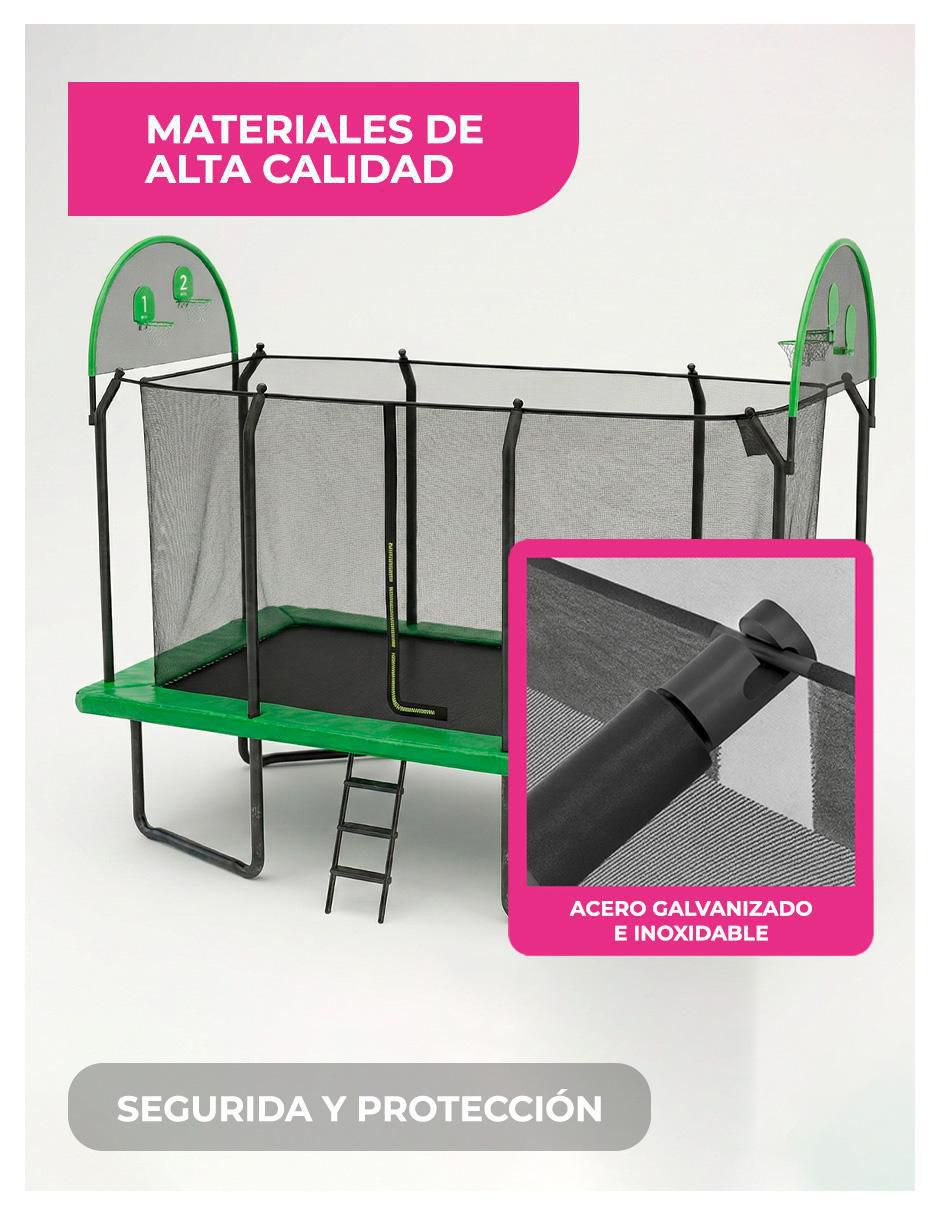Trampolín Rectangular 10ft 8