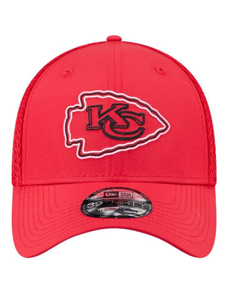 Gorra visera plana cerrada para fútbol americano 3930 Outline Kansas City Chiefs para adulto 3
