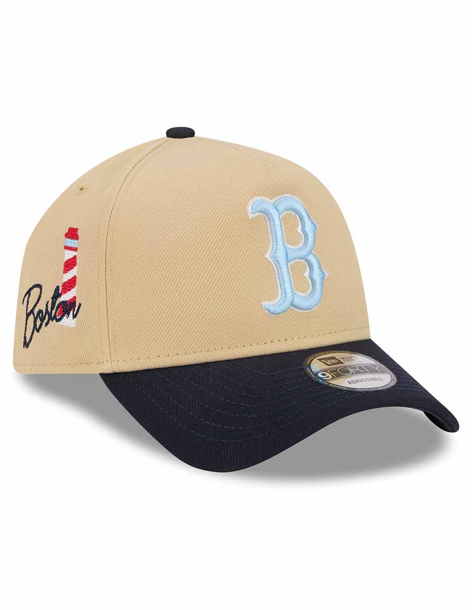 Gorra visera curva snapback para béisbol City Side Patch Boston Red Sox para adulto 4
