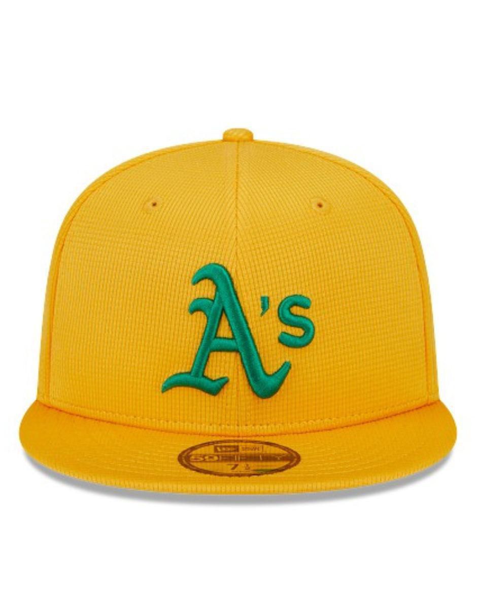 Gorra visera plana cerrada para béisbol Oakland Athletics para adulto 4