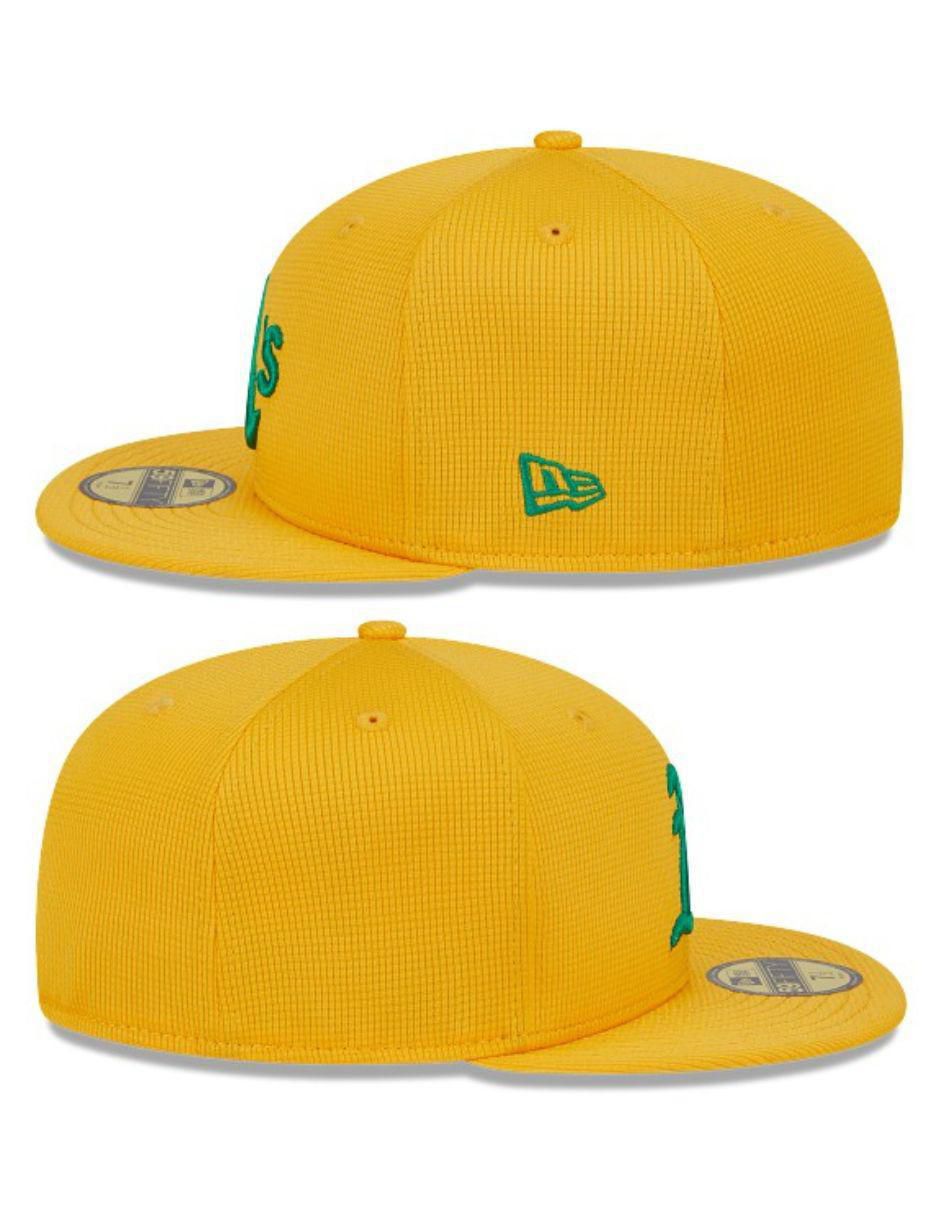 Gorra visera plana cerrada para béisbol Oakland Athletics para adulto 3
