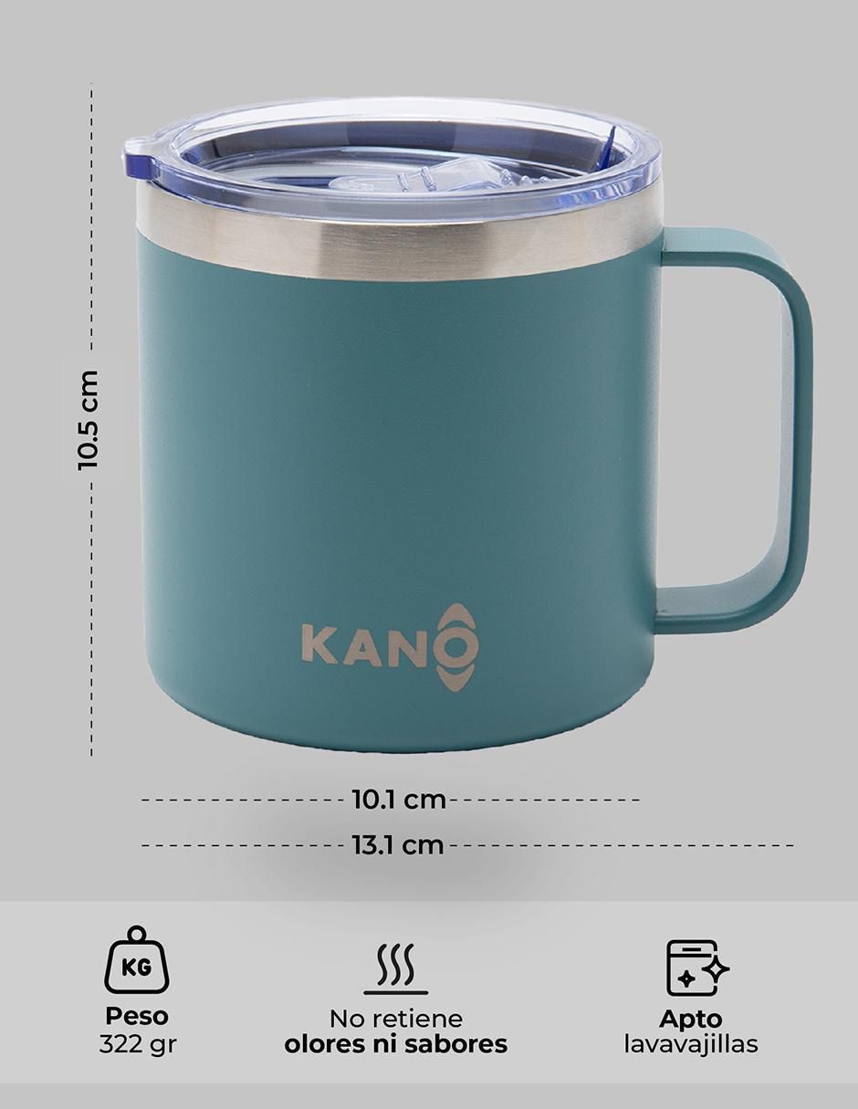 Taza térmica de acero inoxidable Tazón 400 Ml con tapa a presión 8