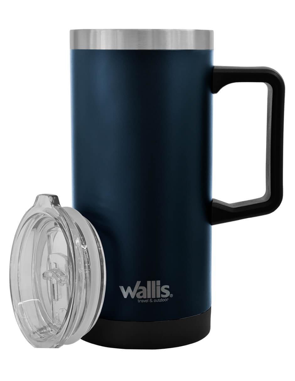 Taza térmica de acero inoxidable con tapa a presión 5
