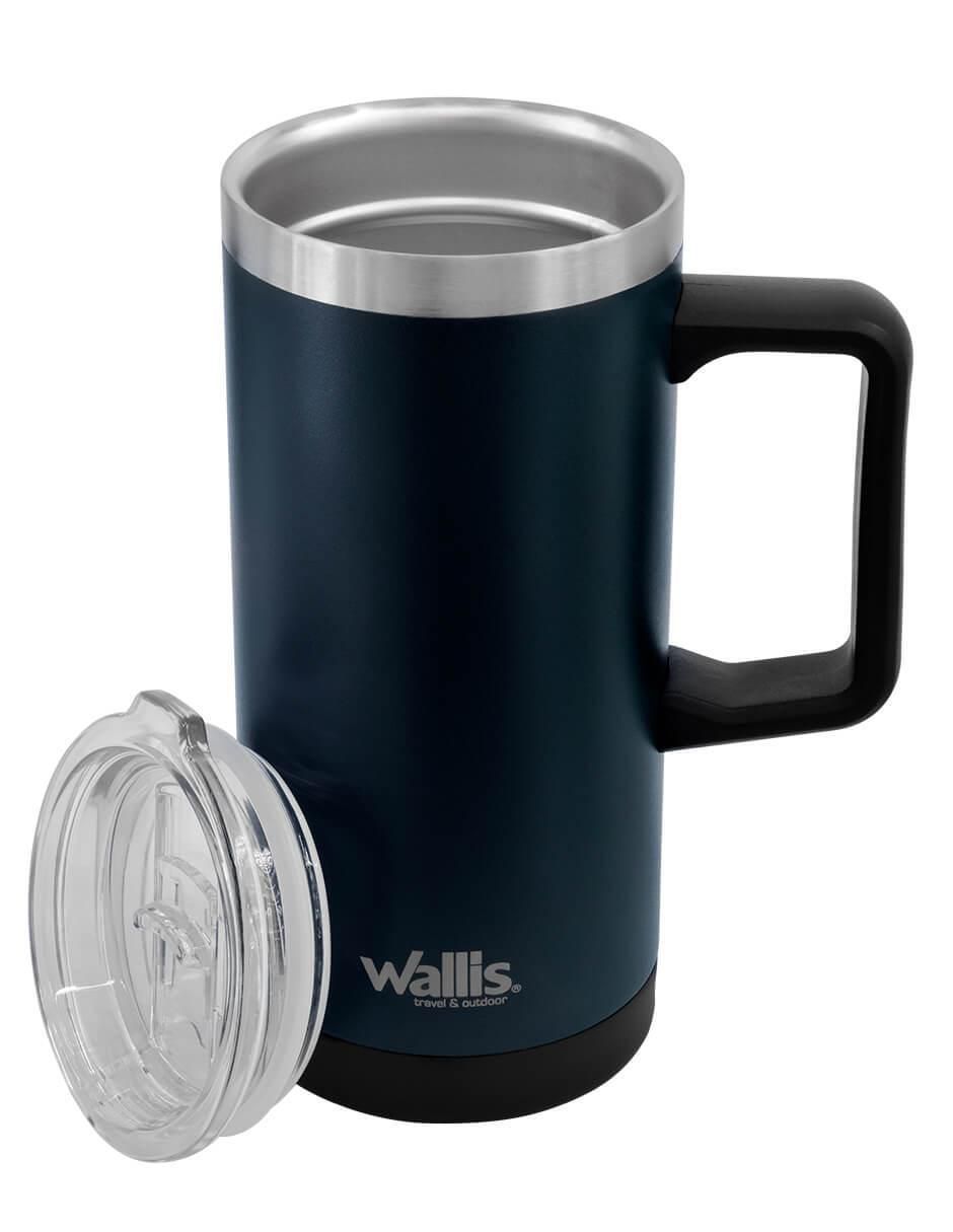 Taza térmica de acero inoxidable con tapa a presión 3