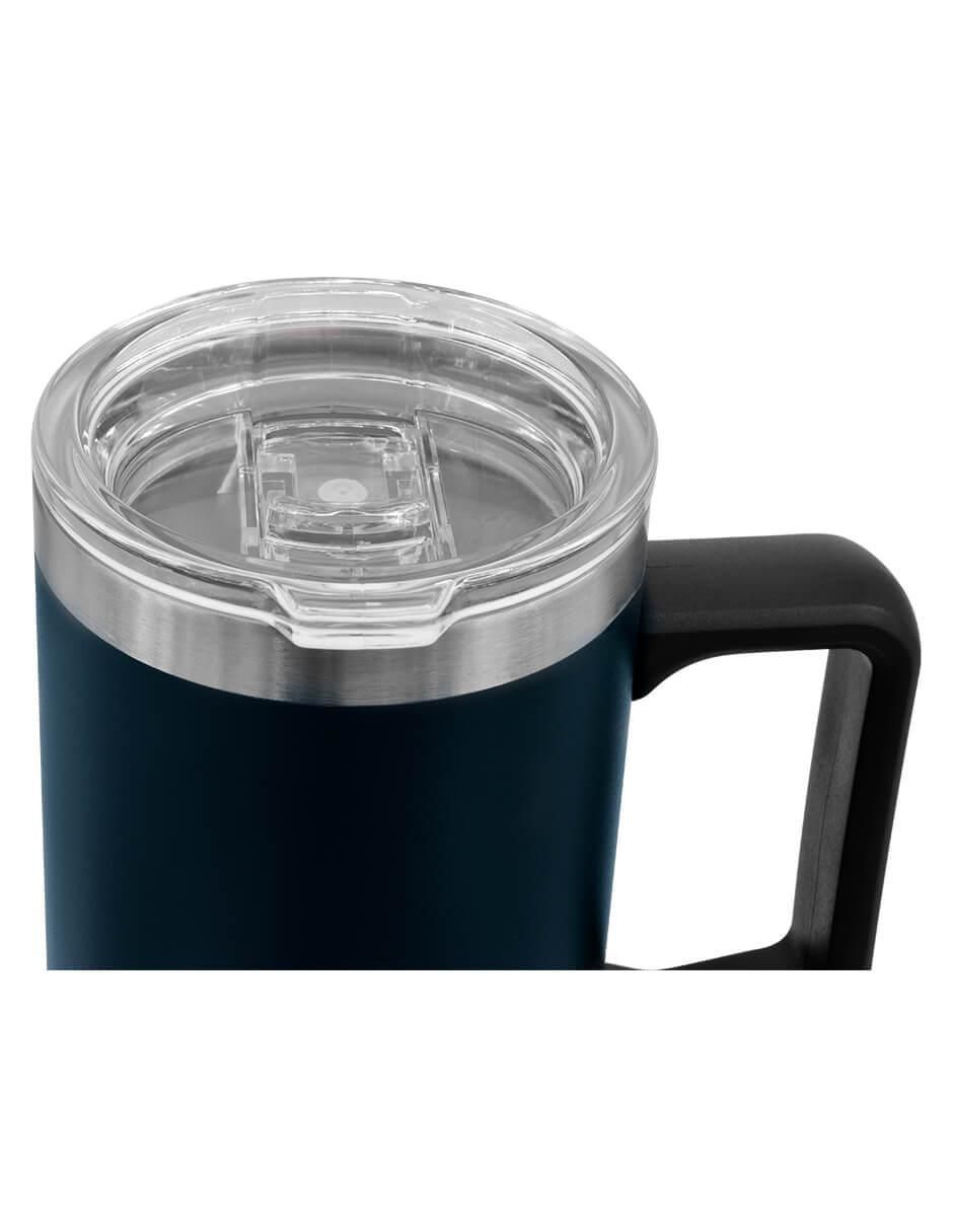 Taza térmica de acero inoxidable con tapa a presión 6