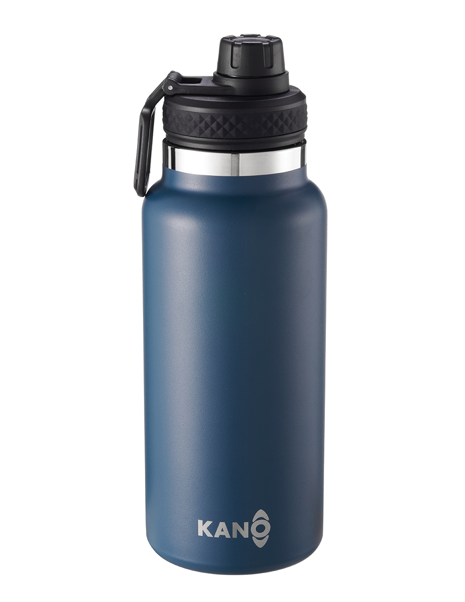 Termo de acero inoxidable con tapa rosca 1 L 2