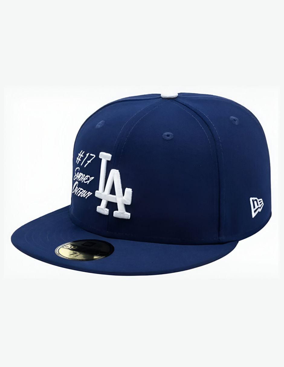 Gorra visera plana cerrada para béisbol 5950 MLB Script Los Angeles Dodgers para adulto 5