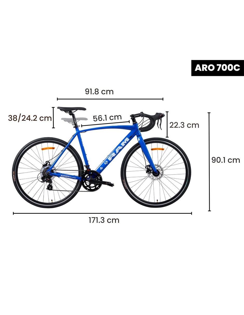 Bicicleta de ruta rodada 700 unisex 7