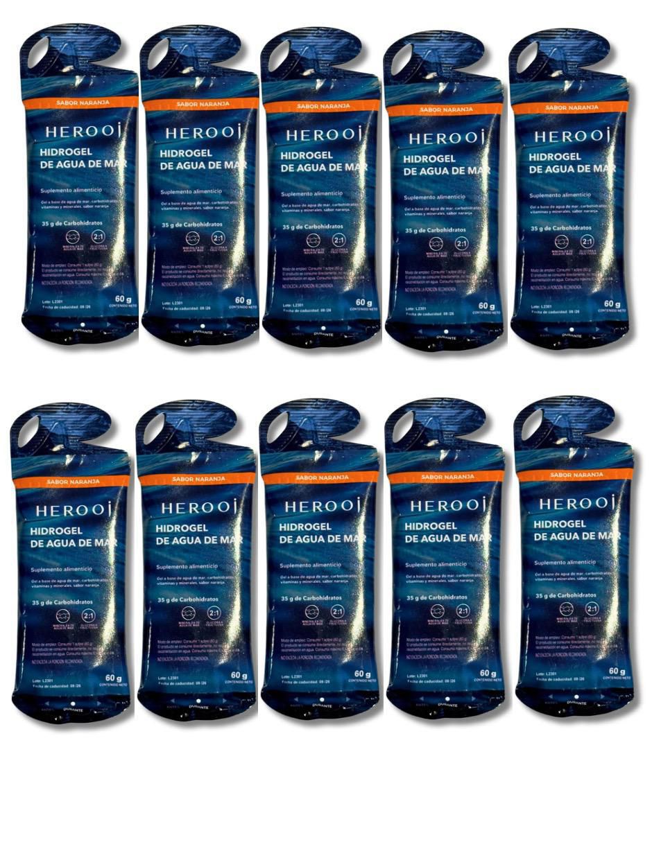 Set de suplementos alimenticios hidrogel sabor naranja Set de suplementos alimenticios hidrogel sabor naranja