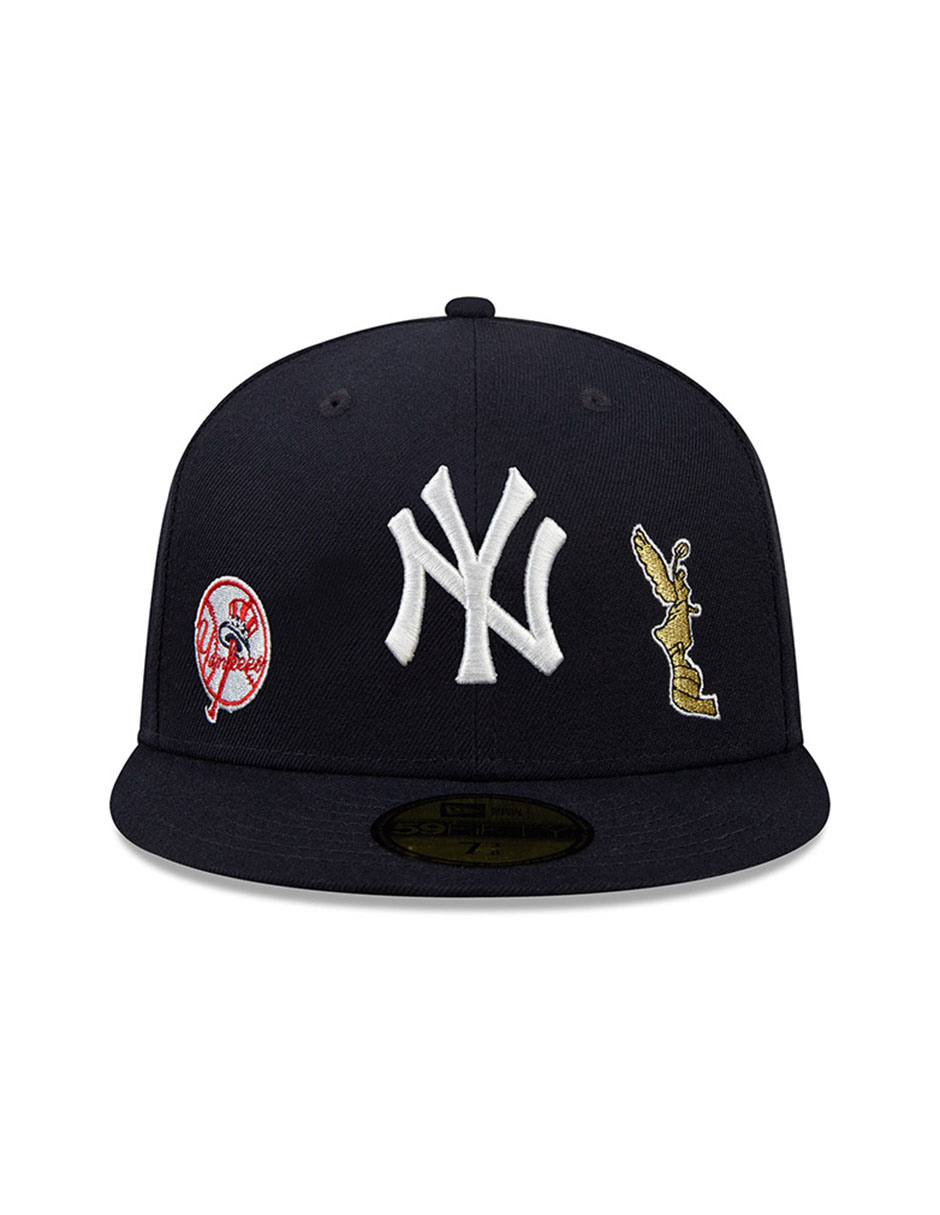Gorra visera plana cerrada para béisbol City Element New York Yankees para adulto