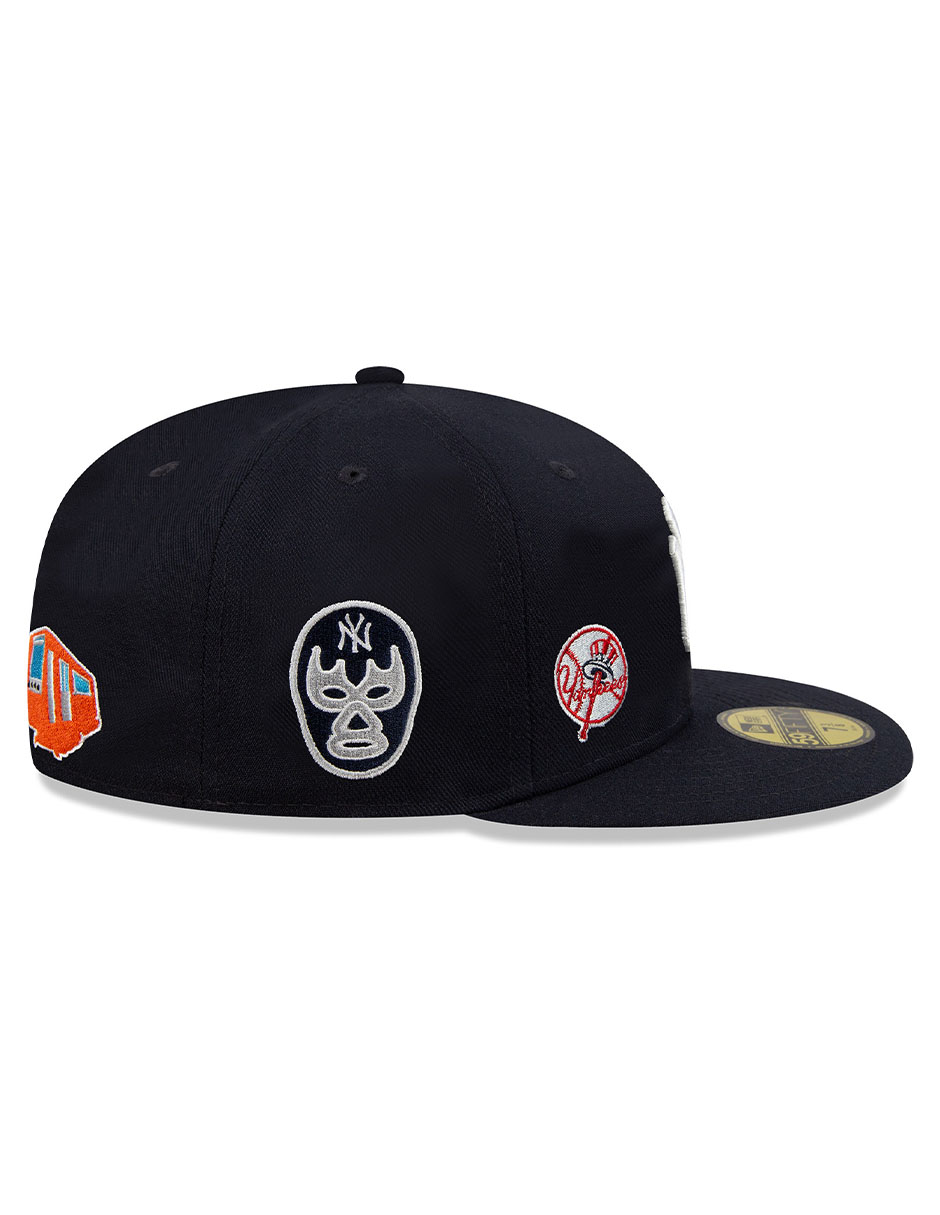 Gorra visera plana cerrada para béisbol City Element New York Yankees para adulto