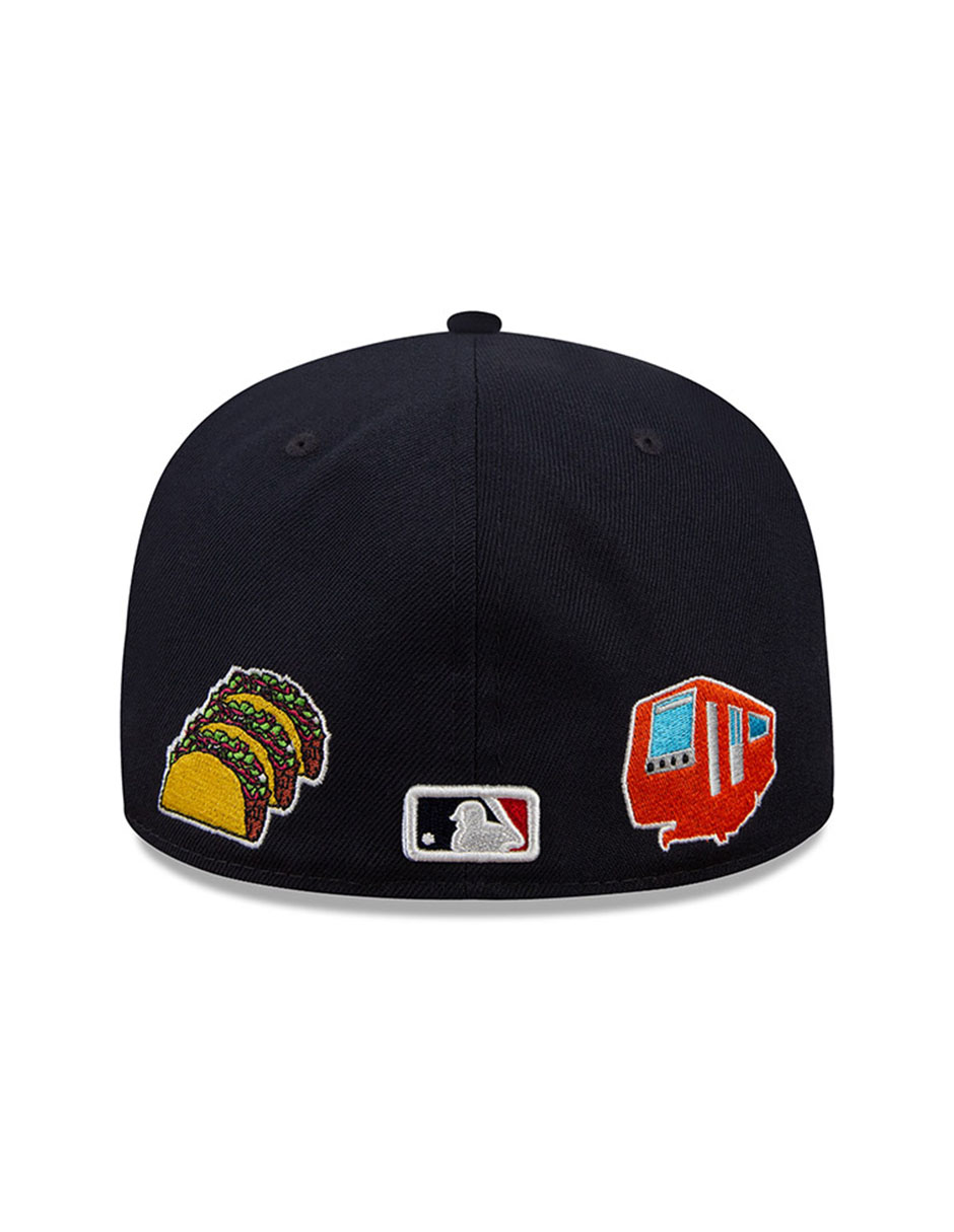 Gorra visera plana cerrada para béisbol new era mlb unisex