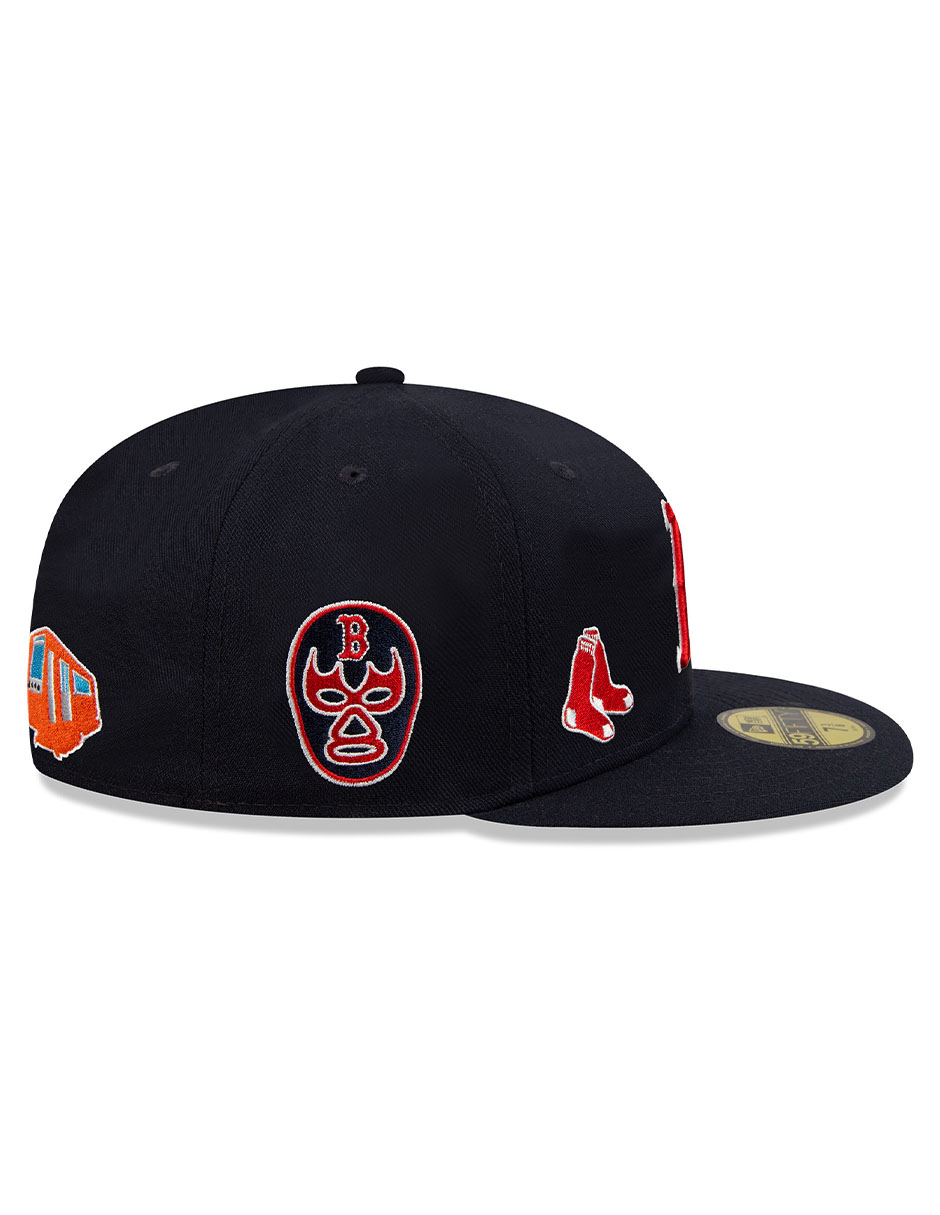 Gorra visera plana cerrada para béisbol new era mlb unisex