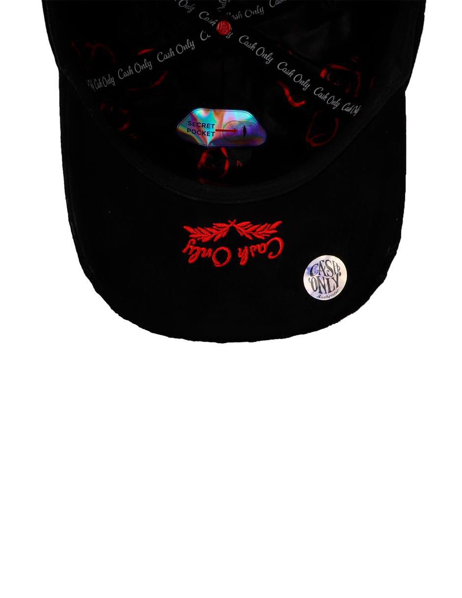 Gorra visera curva snapback Cash Only para adulto