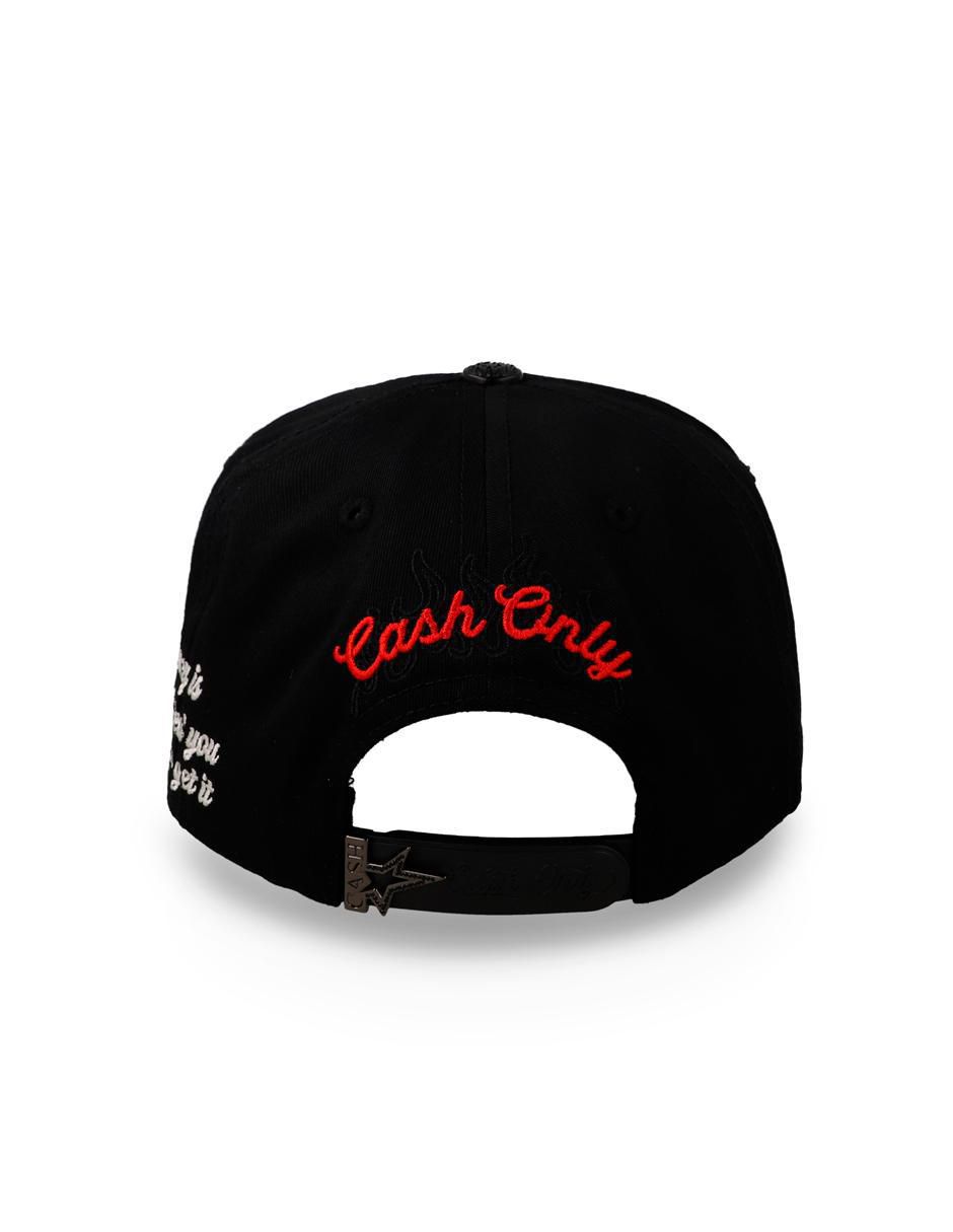 Gorra visera curva snapback Cash Only para adulto