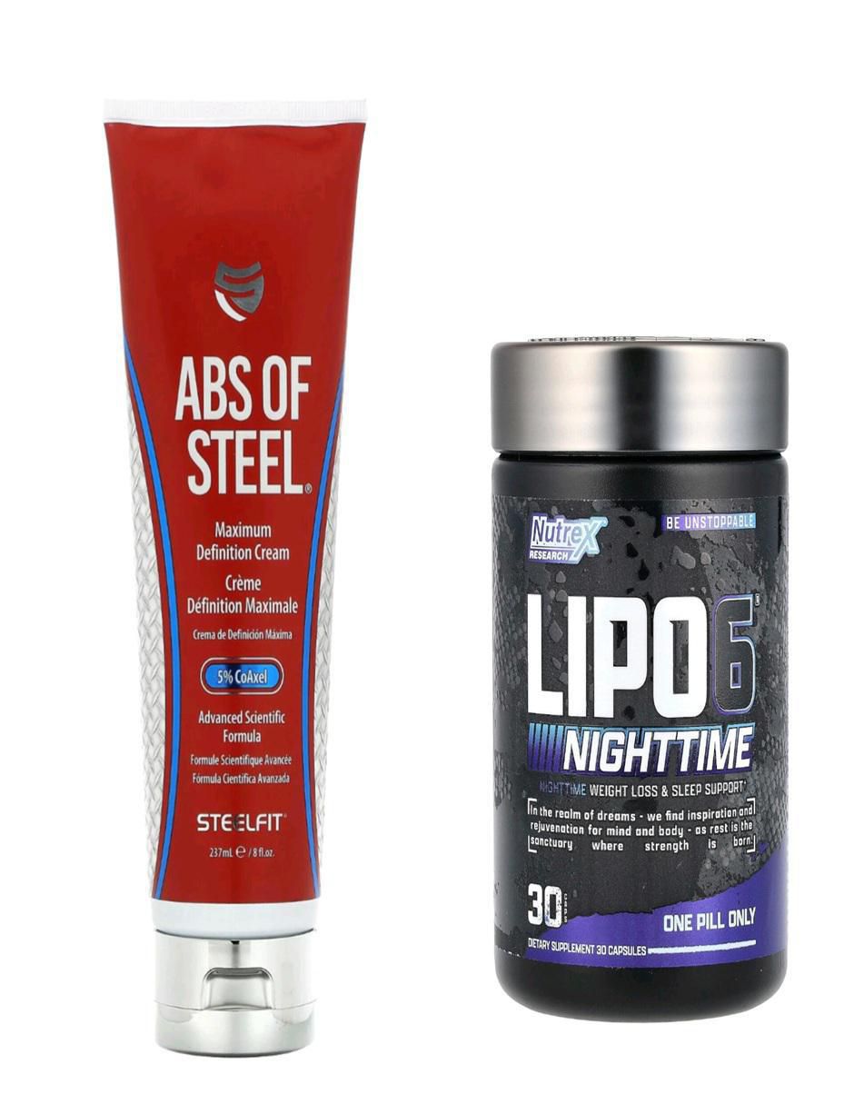 Kit de suplementos alimenticios termogenicos dia y noche lipo 6 con vitaminas y minerales 1