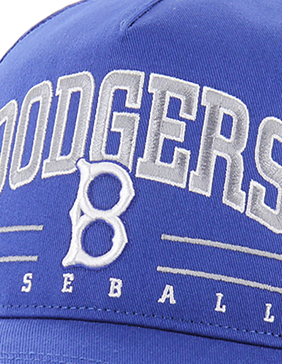 Gorra visera curva snapback casual mlb los angeles dodgers unisex 3