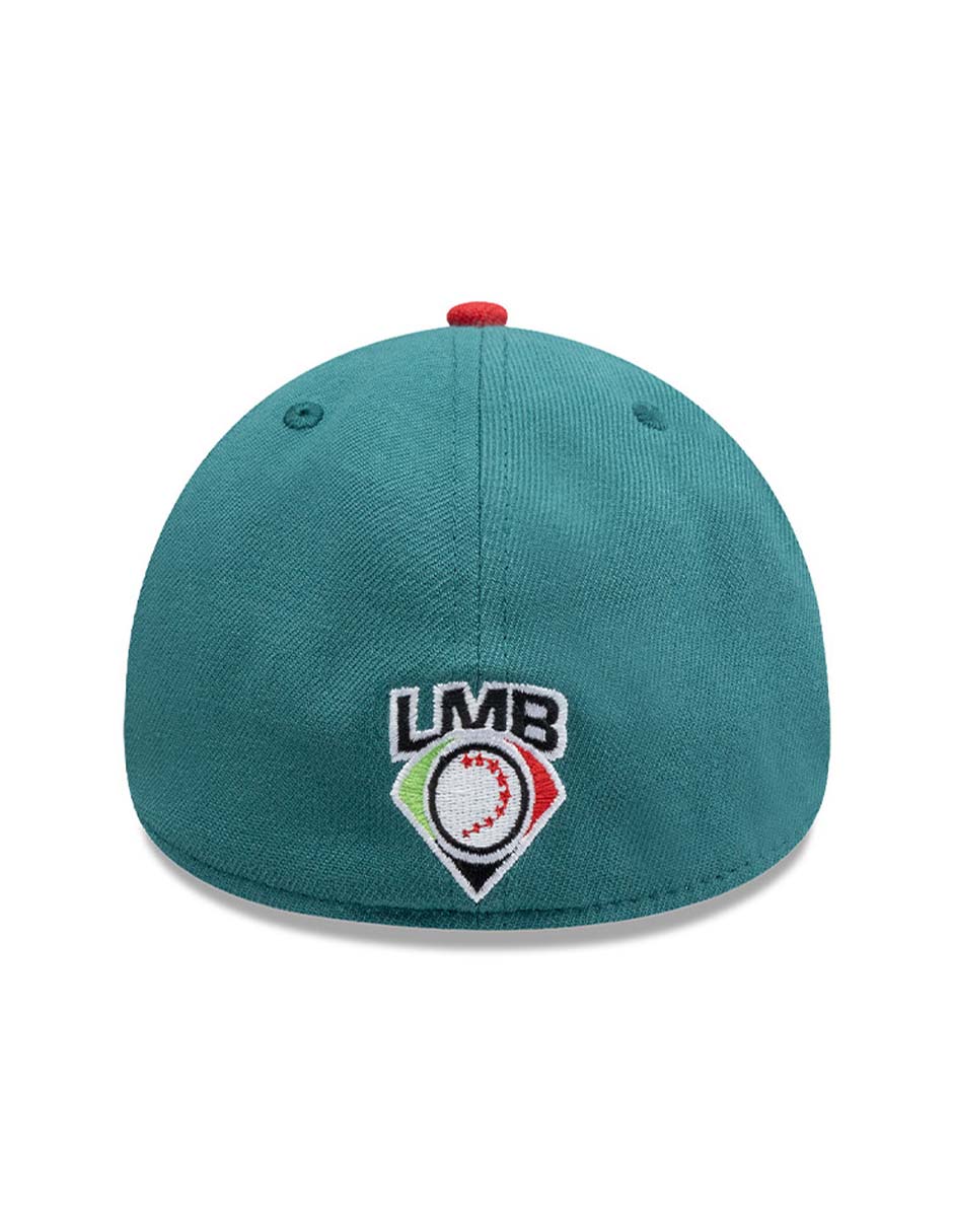Gorra visera curva cerrada para béisbol new era lmb diablos rojos del méxico unisex