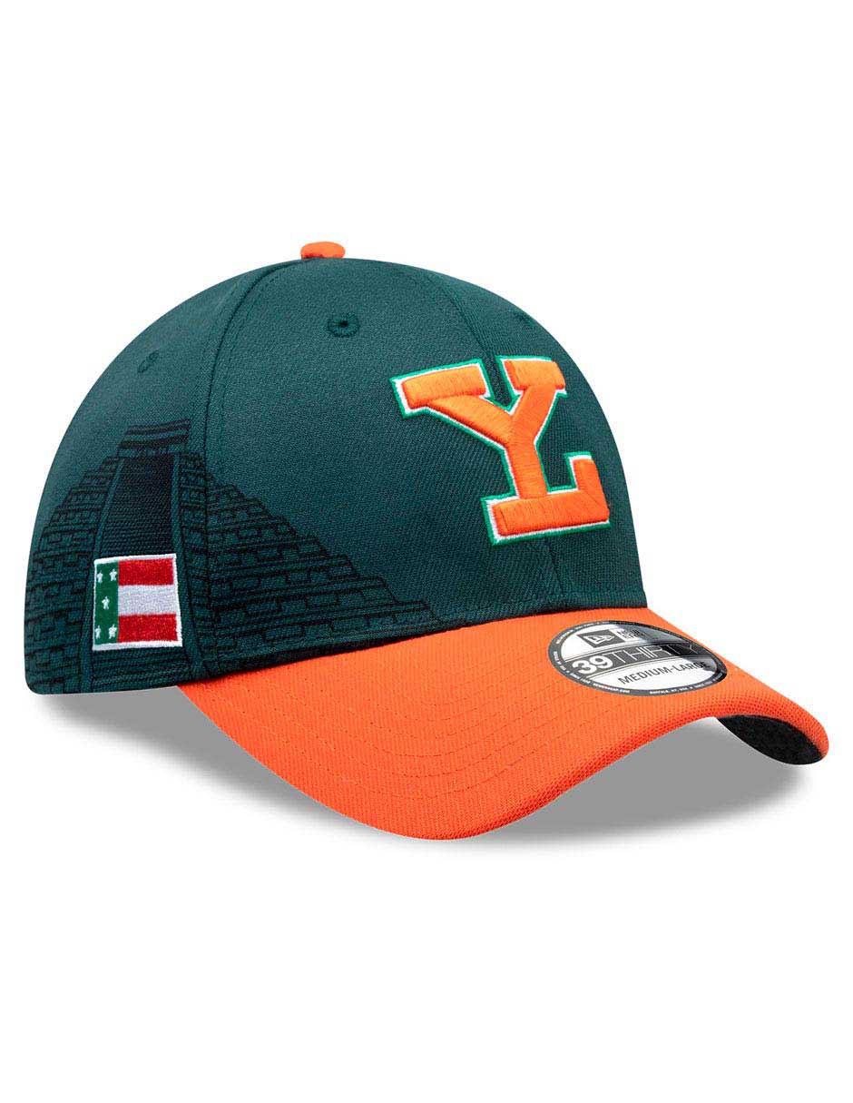 Gorra visera curva cerrada para béisbol new era lmb leones de yucatán unisex