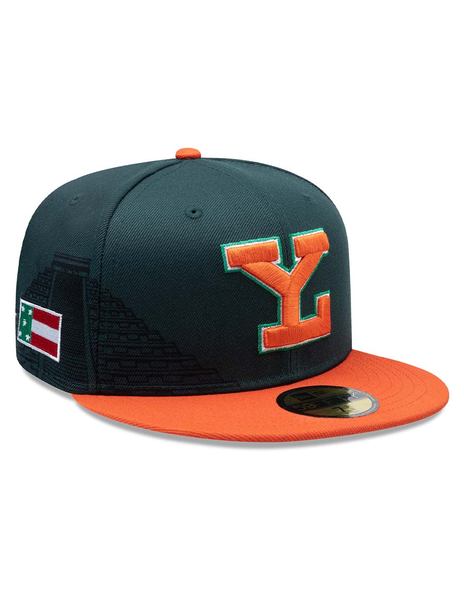 Gorra visera plana cerrada para béisbol new era lmb leones de yucatán unisex
